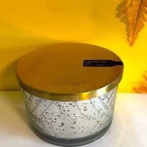 Gold and White Candle with Elegant Lid Paris 425g 15oz